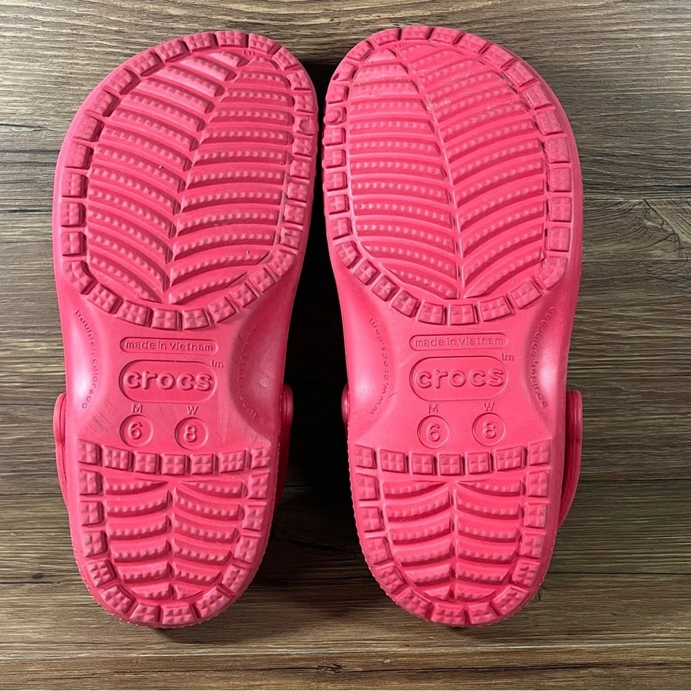 CROCS Classic Slip-On Clogs Women’s Size 8 Shoes - Picture 7 of 9